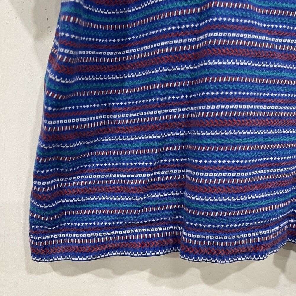 Vintage Liz Wear Cotton Striped Boxy Crop Top T Shirt Petite Small Retro - Picture 3 of 6